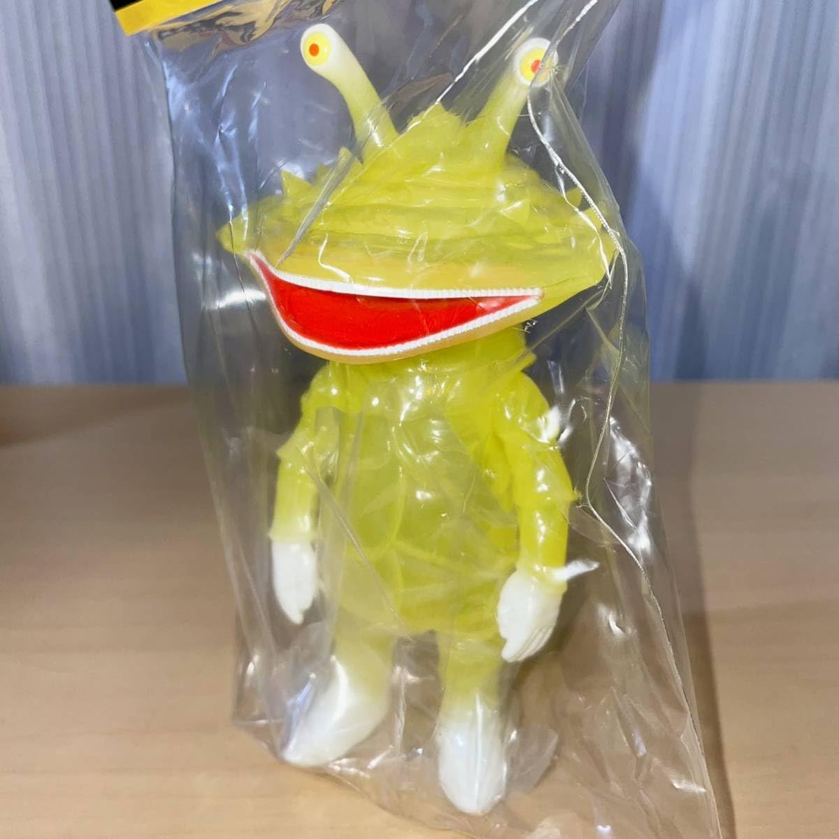 KAIJIN x One up. Kanegon Yellow Kaijin One Up Soft Vinyl Ultra Q